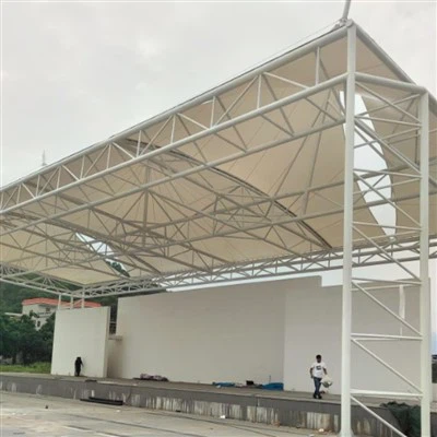 Temporäre Pavillonmembran